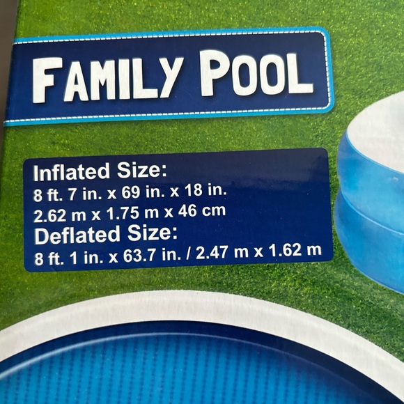 Bestway 54006 Family Rectangular Inflatable Pool - Picture 3 of 3